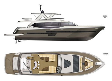 95 ft Flybridge Motor Yachts layout 1_