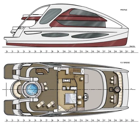 72 foot luxury catamaran yacht layout (1)